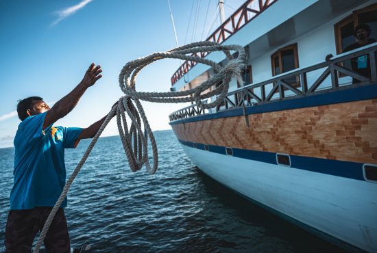 Dhoni landing Nautilus Two