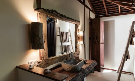 Остров Кусу_Океанская вилла Ванная комната