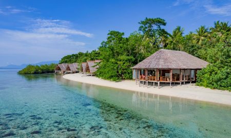 Остров Кусу_Ресторан и океанские виллы