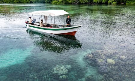 Остров Кусу_Скоростной катер