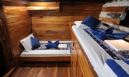 Kabine 4 Personen Holzschiff Tauchsafari Indonesien