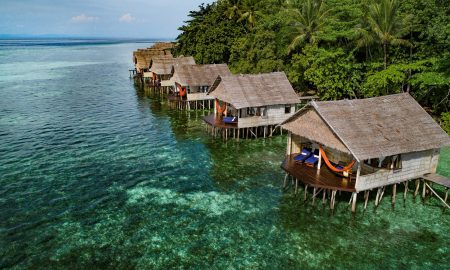 Курорт Папуа Парадайз с помощью дрона