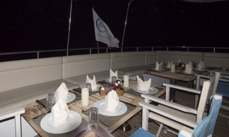 Blue Seas_Restaurant by Night