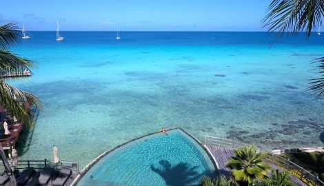 Рангироа_Киа Ора Резорт_бесконечная лагуна