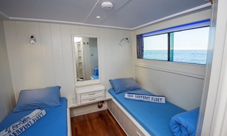 Sea Serpent Contessa_Twin Beds Upper Deck
